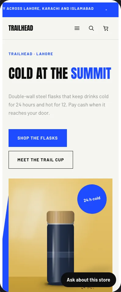Trailhead: phone
